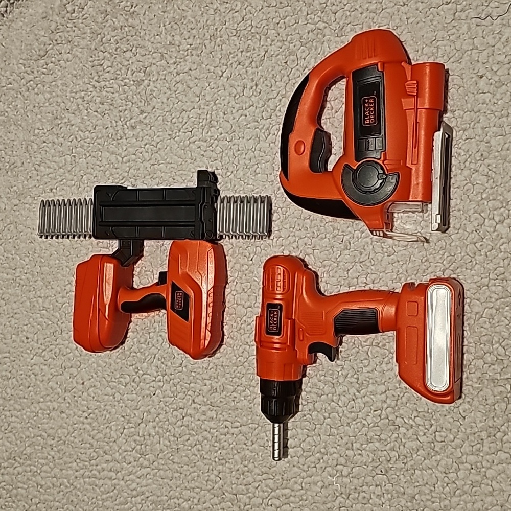Black & Decker pretend play tools